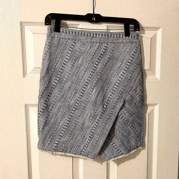 Ann Taylor LOFT vintage Textured/Structural Minimalist Pencil Skirt - Picture 2 of 6